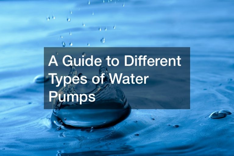 A Guide to Different Types of Water Pumps MOR Tech